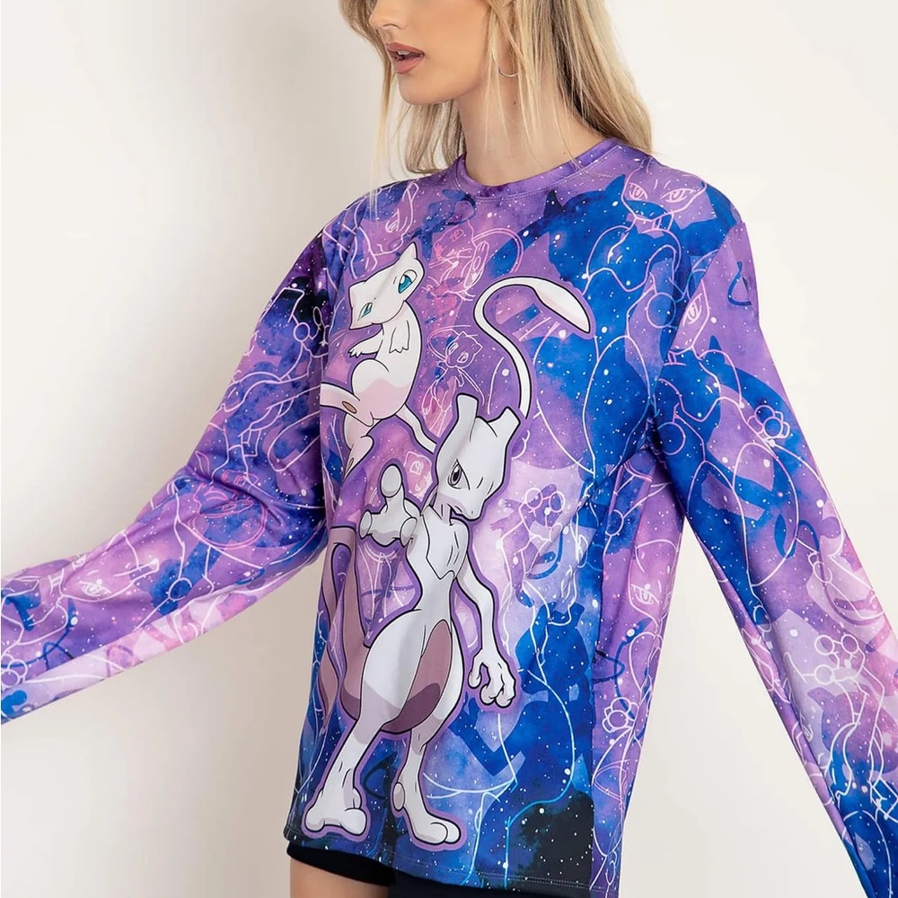 BlackMilk Mew and Mewtwo Oversized Long Sleeve BFT
